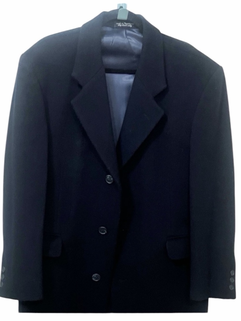 Andrew Fezza Cashmere Blend Italy Gray Winter Coat Men High Quality - Picture 3 of 9